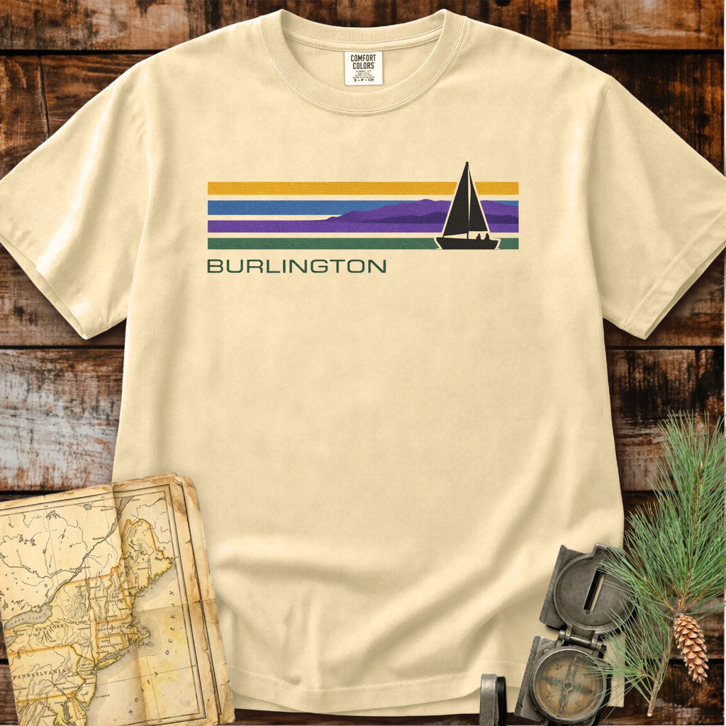 Burlington Vermont | Sailboat on Champlain T-Shirt