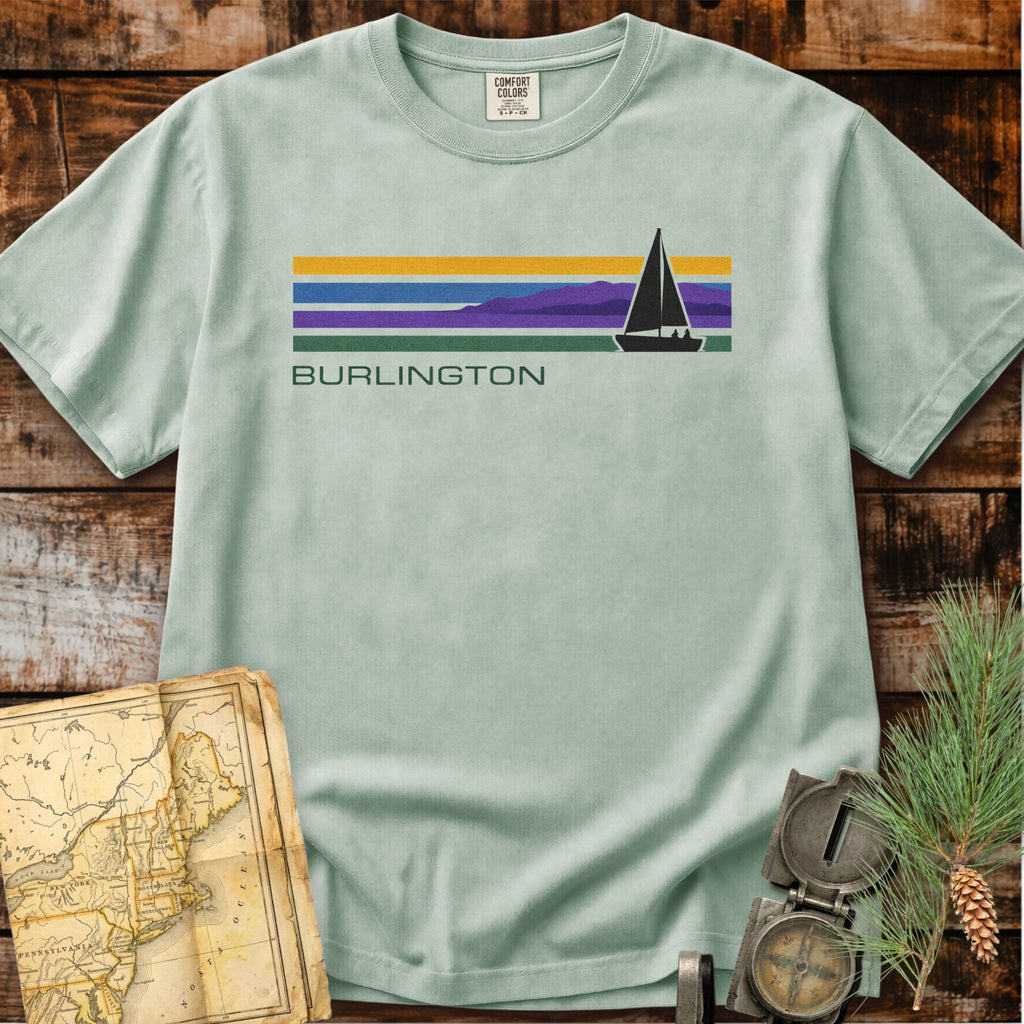 Burlington Vermont | Sailboat on Champlain T-Shirt