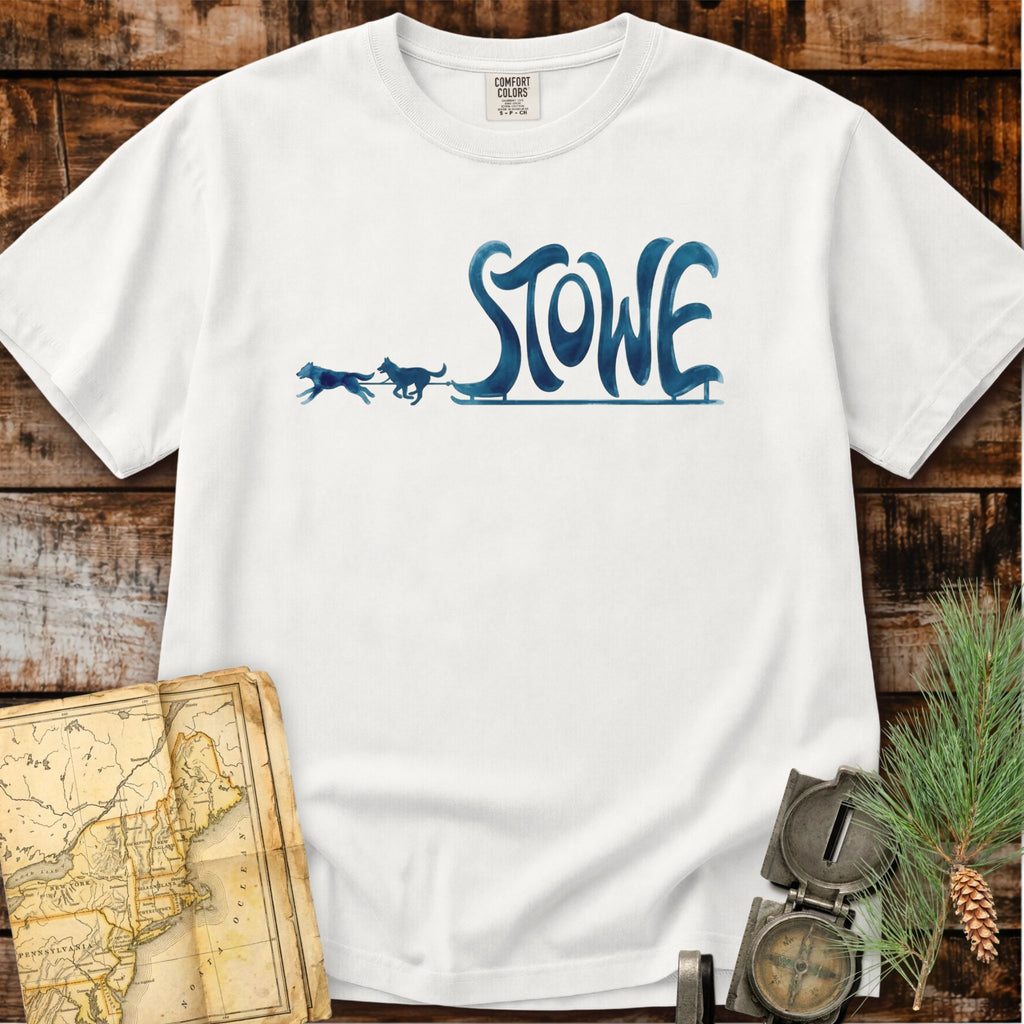 Stowe Vermont | Dog Sled T-Shirt