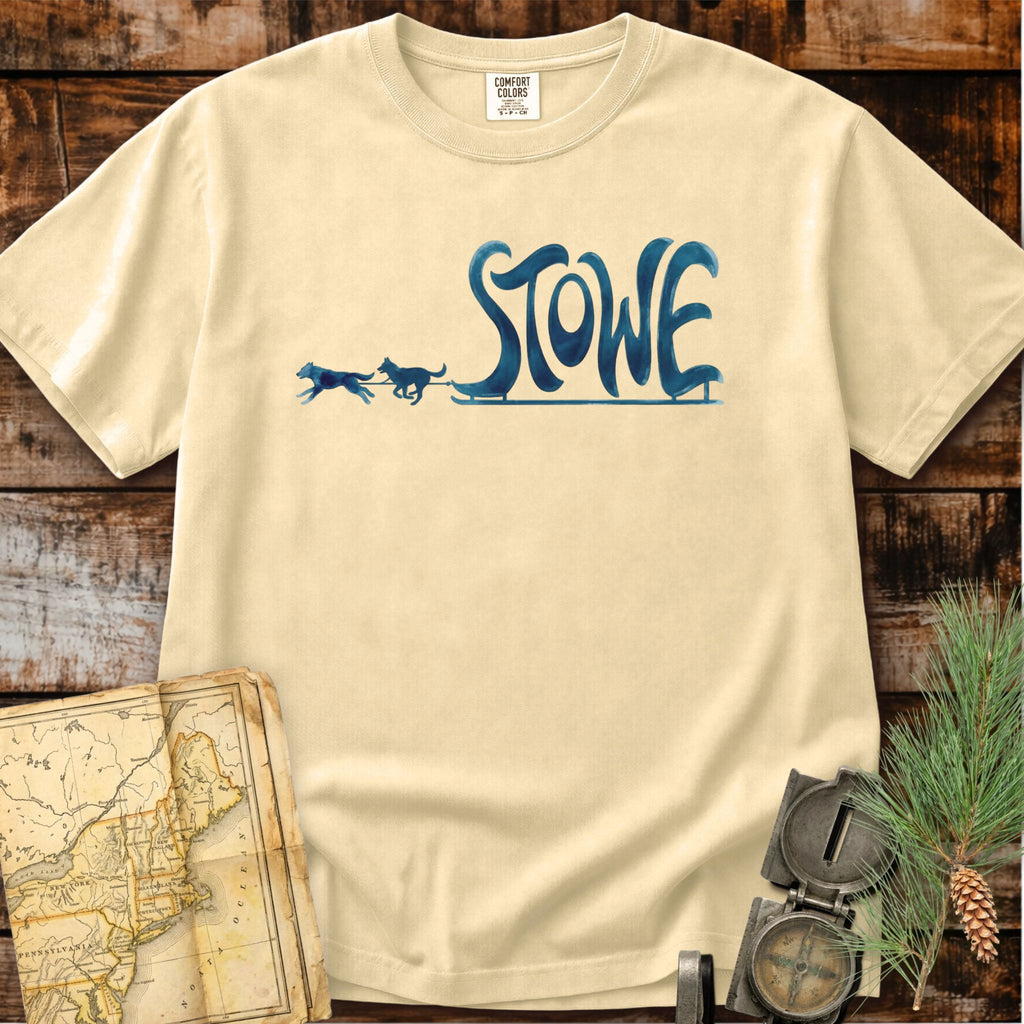 Stowe Vermont | Dog Sled T-Shirt