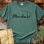 Manchester Vermont | Fly Fishing Rod T-Shirt