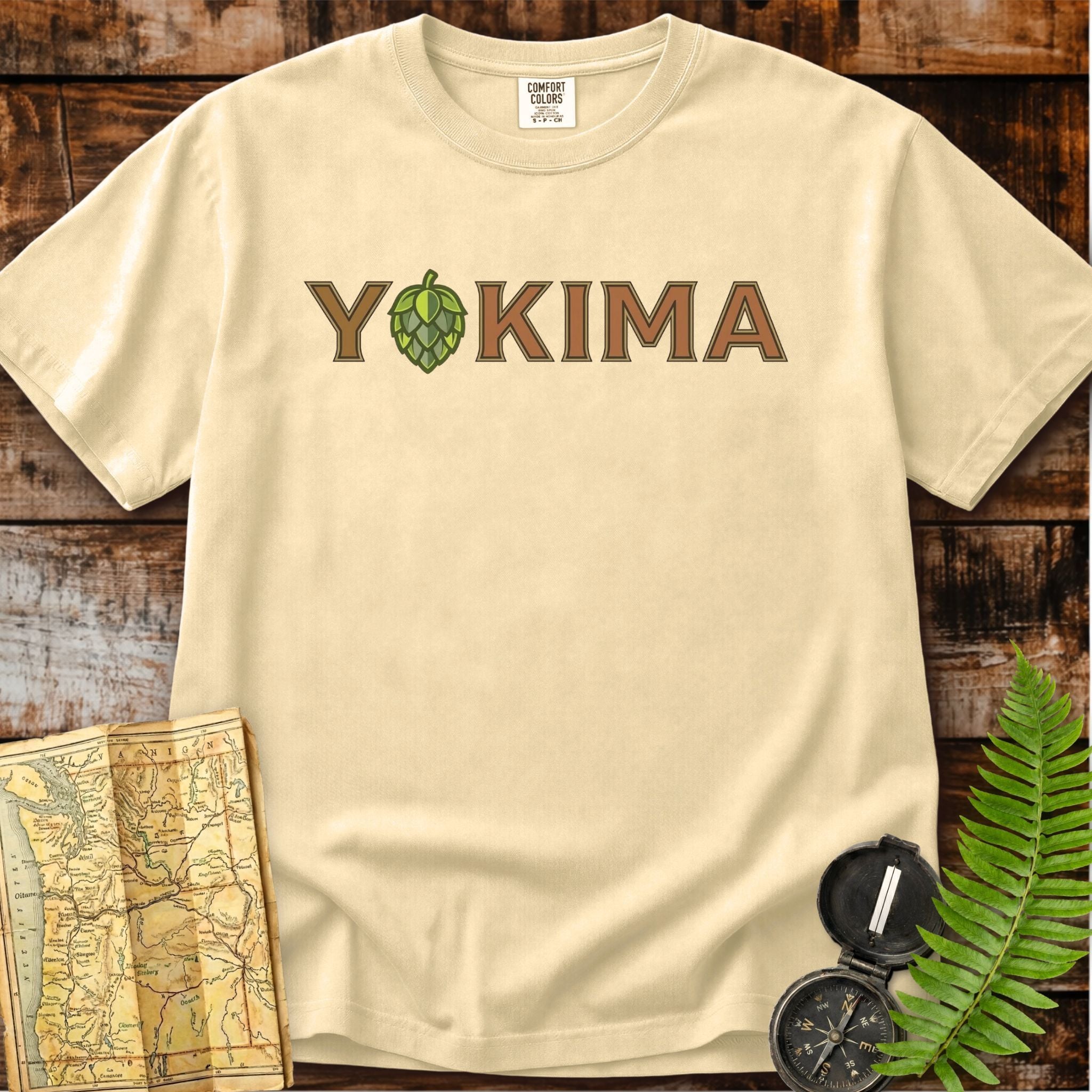 Yakima Washington | Hops Cone T-Shirt