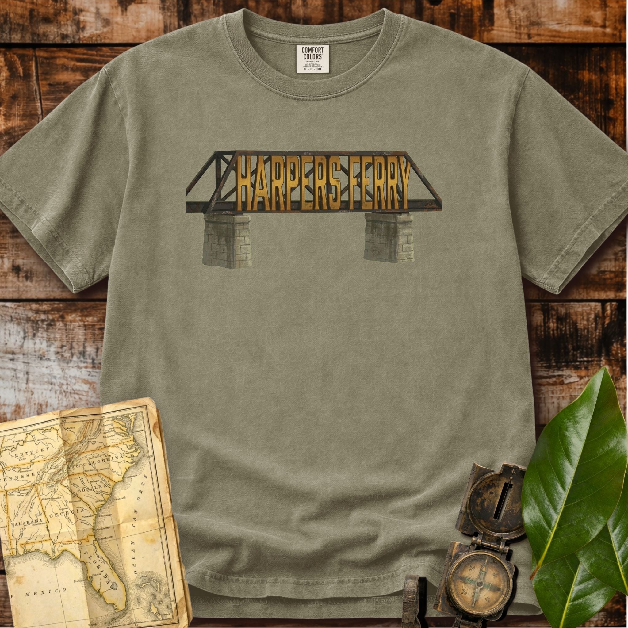 Harpers Ferry West Virginia | Railroad Bridge T-Shirt