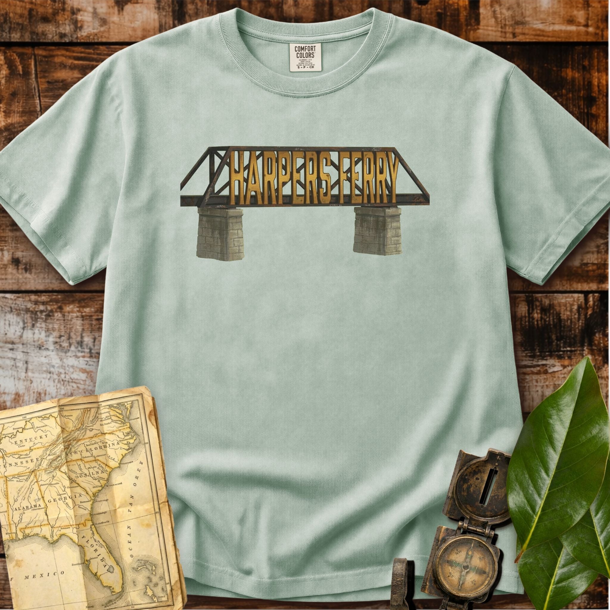 Harpers Ferry West Virginia | Railroad Bridge T-Shirt