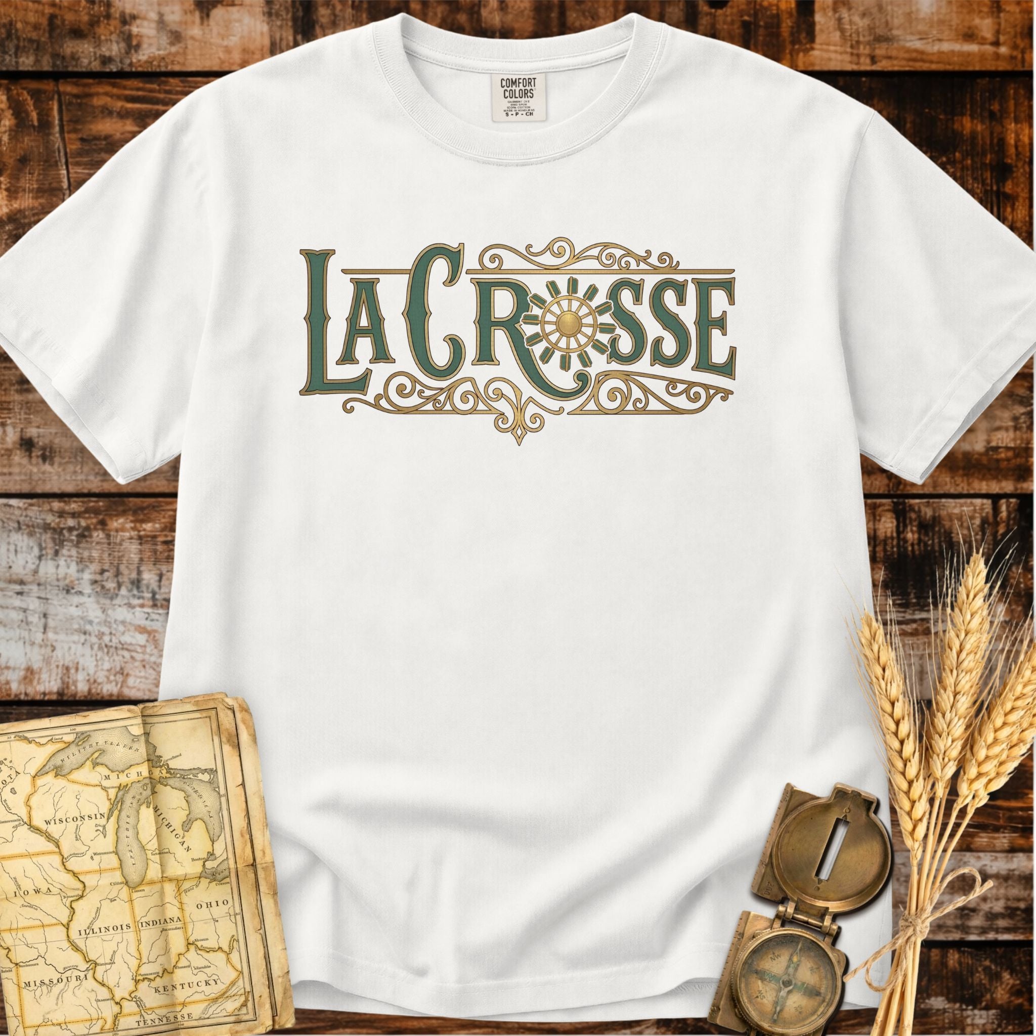 La Crosse Wisconsin | Paddlewheel Riverboat T-Shirt