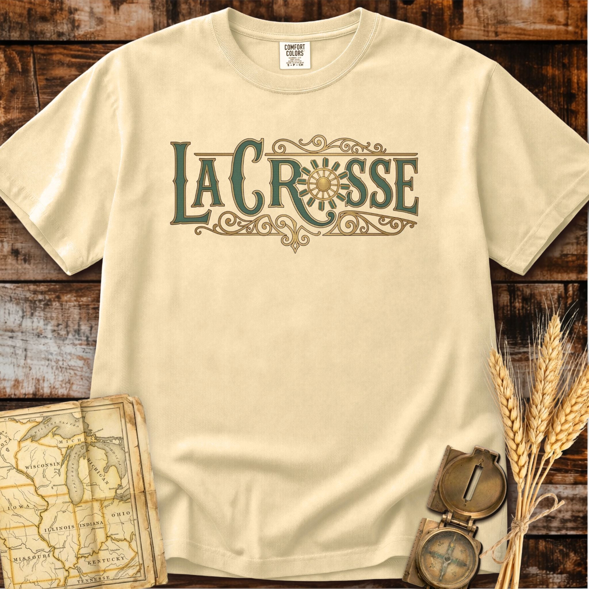 La Crosse Wisconsin | Paddlewheel Riverboat T-Shirt