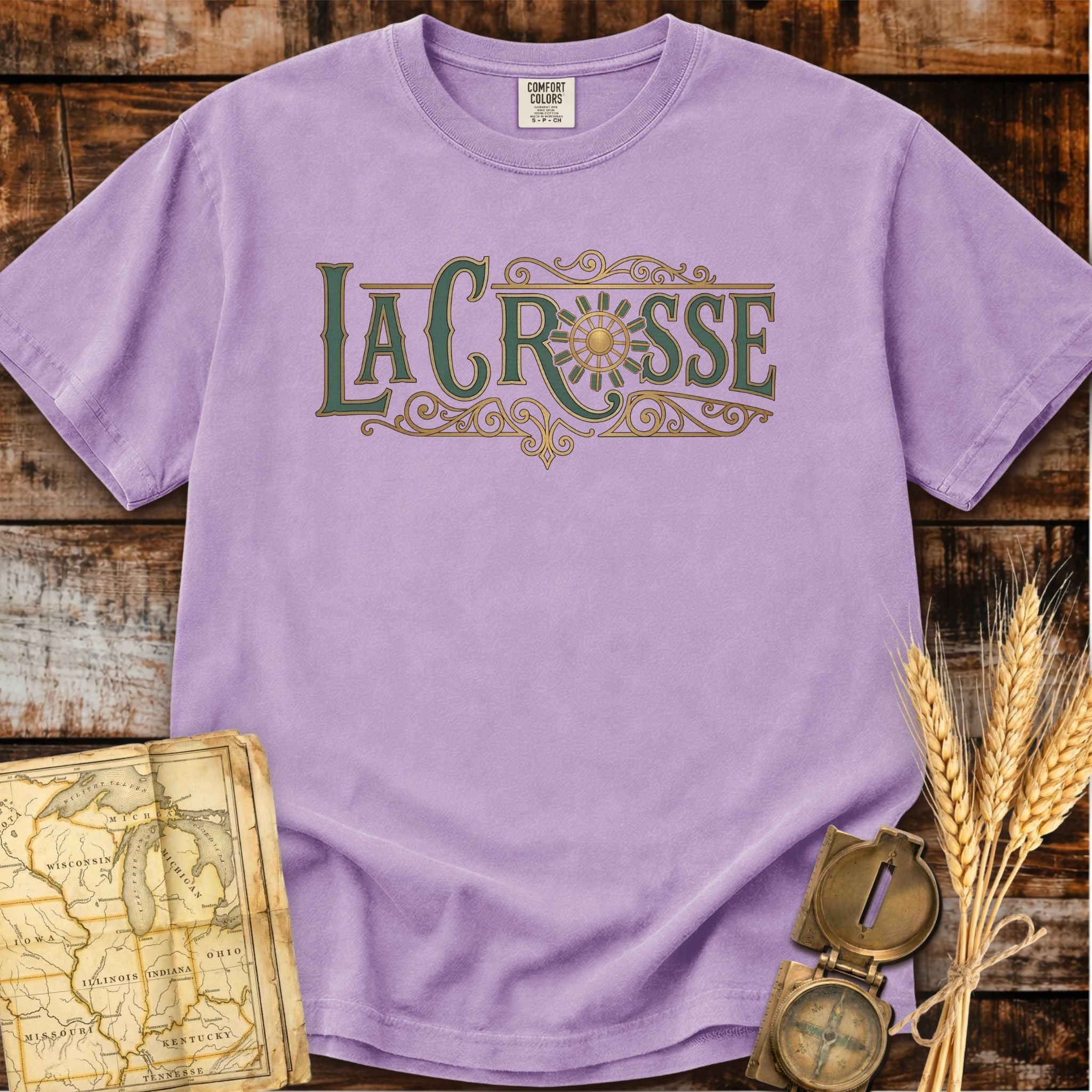 La Crosse Wisconsin | Paddlewheel Riverboat T-Shirt